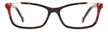Designer Women Carolina Herrera Eyeglasses: 0114 - Havana Red- SpecSMART Eye Clinic (Front View)